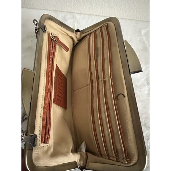 hobo international Women’s Clutch Handbag Champagne Gold Brown - Picture 16 of 16